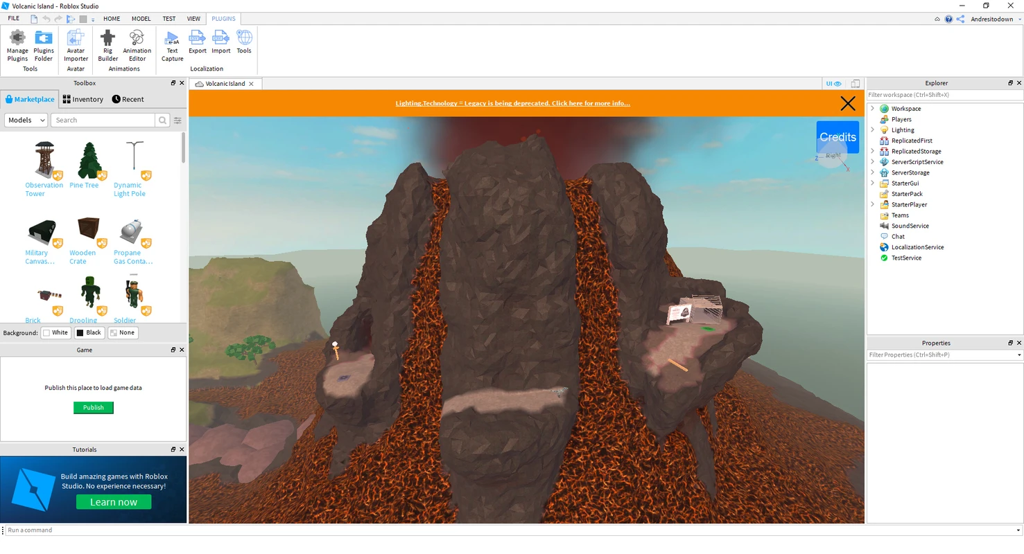 Roblox Studio editor screenshot